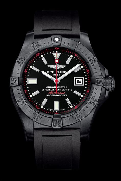 black breitling watches|breitling watches for men black.